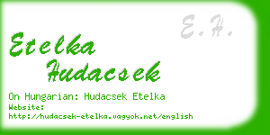 etelka hudacsek business card